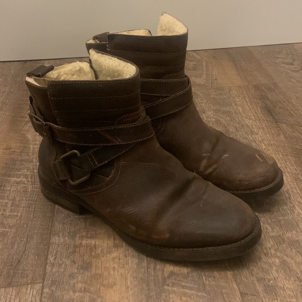 Fabianelli Leather Boots, Made in Italy,